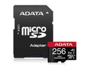 Adata MEMORY MICRO SDXC 256GB W/AD./AUSDX256GUI3V30SHA2-RA1
