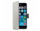 Bugatti Geneva BUGFCIPH6WH Super Plāns Ādas Sāniski atverams Flip maks iPhone 6 4.7inch Balts (EU Blister)