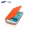 Samsung EFC-1M7FOE Īpa&scaron;i plāns vertikāli atverams maks i8190 Galaxy S3 mini Oranžs (Bulk)