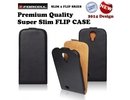 Forcell Slim 2 Flip Case Huawei Y530 Ascend telefona maks vertikÄ?li atverams Melns