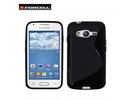 Forcell Back Case S-Line Samsung G357 Galaxy Ace 4 gumijas/plastik&Auml;?ta telefona apvalks Melns