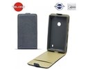 Telone Shine Pocket Slim Flip Case HTC One M9 telefona maks vertikāli atverams Pelēks