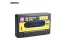 Remax RP-T10 10000mAh Vecās audio kasetes dizaina Power Bank x2 USB Lādētājs 5V 2.4A Max Melns