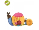 Oops Snail Daudzfunkcionālā attīstoša rotaļlieta bērniem no 3m+ ar vibrāciju / pīkstinātāju un elementu zobiņiem Krāsaina 11003.00