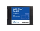 SSD|WESTERN DIGITAL|Blue SA510|250GB|SATA 3.0|Write speed 440 MBytes/sec|Read speed 555 MBytes/sec|2,5&quot;|TBW 100 TB|MTBF 1750000 hours|WDS250G3B0A