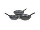 Salter BW11459BRMFOB Megastone Thermo Collar 3-Piece Frying Pan Set - 20/24/28cm
