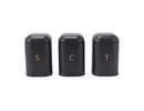 Salter BW13729EU7 Pebble 3-Piece Canister Set Charcoal