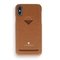 Vixfox Card Slot Back Shell for Samsung S9 caramel brown
