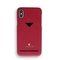 Vixfox Card Slot Back Shell for Samsung S9 ruby red