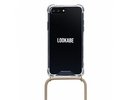 Lookabe necklace iPhone 7/8+ gold nude loo007