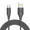 Tellur Silicone USB to Type-C Cable 1m Black