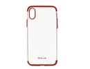 Tellur Cover Silicone Electroplated for iPhone X/XS red