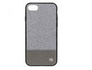 Tellur Cover Synthetic Leather Glitter II for iPhone 8 silver