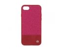 Tellur Cover Synthetic Leather Glitter II for iPhone 8 pink