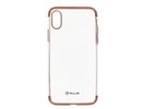 Tellur Cover Silicone Electroplated for iPhone X/XS rose gold