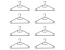 Beldray LA072684FEU7 Eco Recycled Hangers Black