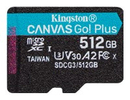 Kingston MEMORY MICRO SDXC 512GB UHS-I/SDCG3/512GBSP