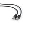Gembird PATCH CABLE CAT5E UTP 0.5M/BLACK PP12-0.5M/BK