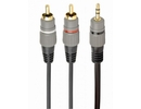 Gembird CABLE AUDIO 3.5MM TO 2RCA 10M/GOLD CCA-352-10M