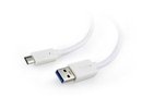Gembird CABLE USB-C TO USB3 1.8M WHITE/CCP-USB3-AMCM-6-W