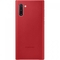 Galaxy Note 10 Leather Cover case Samsung Red