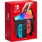 Nintendo Switch OLED konsole (ar Neon Red un Neon Blue Joy-Con)