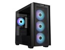 Case|ASUS|A21 PLUS|MidiTower|Case product features Transparent panel|Not included|MicroATX|MiniITX|Colour Black|A21PLUSTGARGBBLACK