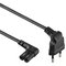 Gembird CABLE POWER EU 1M/ANGLED PC-184L