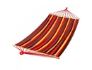 Vigo Divvietīgs Šūpuļtīkls no izturīga auduma ar koka stieņiem 220x160cm - Krāsa Nr4
