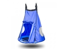 Vigo pret laikapstākļiem izturīga stārķu ligzda Šūpoles ar telti diametrs 100cm (augstums 120cm) (maks. 150kg) - Zils