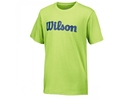 Wilson jr apparel ZĒNU KOKVILNAS T-KREKLS SCRIPT Green Glow / Deep Water