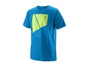 Wilson jr apparel ZĒNU T-KREKLS TRAMLINE Brilliant Blue / Sharp Green