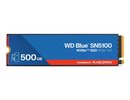 SSD|SANDISK|300xTBW rating|MTBF 1750000 h|Read speed 6600 MB/s|Write speed 5600 MB/s|NVMe Yes|PCI Express 4.0|M.2|500 GB|POWERED BY SANDISK|Blue SN5100|WDS500G5B0E-00CPE0