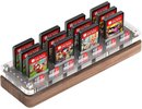 Aoduke Nintendo Switch Game Cartridge Wooden Storage Case With Transparent Acrylic