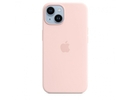 Apple 14 Silicone Case with MagSafe Chalk Pink -