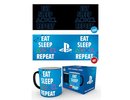 Gb eye PLAYSTATION Eat Sleep Repeat heat change mug