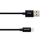 Canyon CFI-3 Lightning USB Cable for Apple braided metalli Apple Black