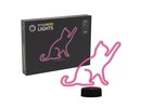 Manta SNL80PK LED lamp Light decoration Cat 2 pink