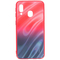 Evelatus Galaxy A40 Water Ripple Gradient Color Anti-Explosion Tempered Glass Case Samsung Gradient Red-Black
