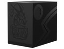 Dragon shield Double Shell Deck Box - Shadow Black/Black