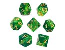 Rebel RPG Dice Set - Two Color - Mint and Green
