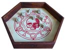 Q-workshop Dice Macabre Wooden Dice Tray