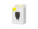 Baseus Compact Quick Charger, 2x USB, 10.5W Black