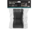 Deltaco cable duct nylon (black) | 3m