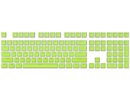 Royal kludge Pudding PBT Keycaps - (104 pcs., Apple green, PBT, ANSI, UK layout)