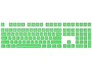 Royal kludge Pudding PBT Keycaps - (104 pcs., Grass green, PBT ANSI, UK layout)