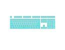 Royal kludge Pudding PBT Keycaps - (104 pcs., Electric, PBT ANSI, UK layout)