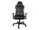 Deltaco DC410 RGB LED RGB LED Black Gaming Chair