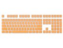 Royal kludge Pudding PBT Keycaps - (104 pcs., Orange, PBT ANSI, UK layout)