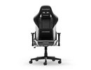 Dxracer Prince Series L Black & White PVC Leather ergonomic chair (F24-LTC-NW)